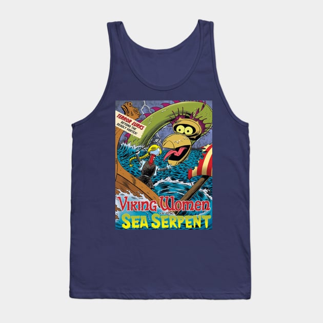 MST3K Mystery Science Promotional Artwork - Viking Women Tank Top by Starbase79